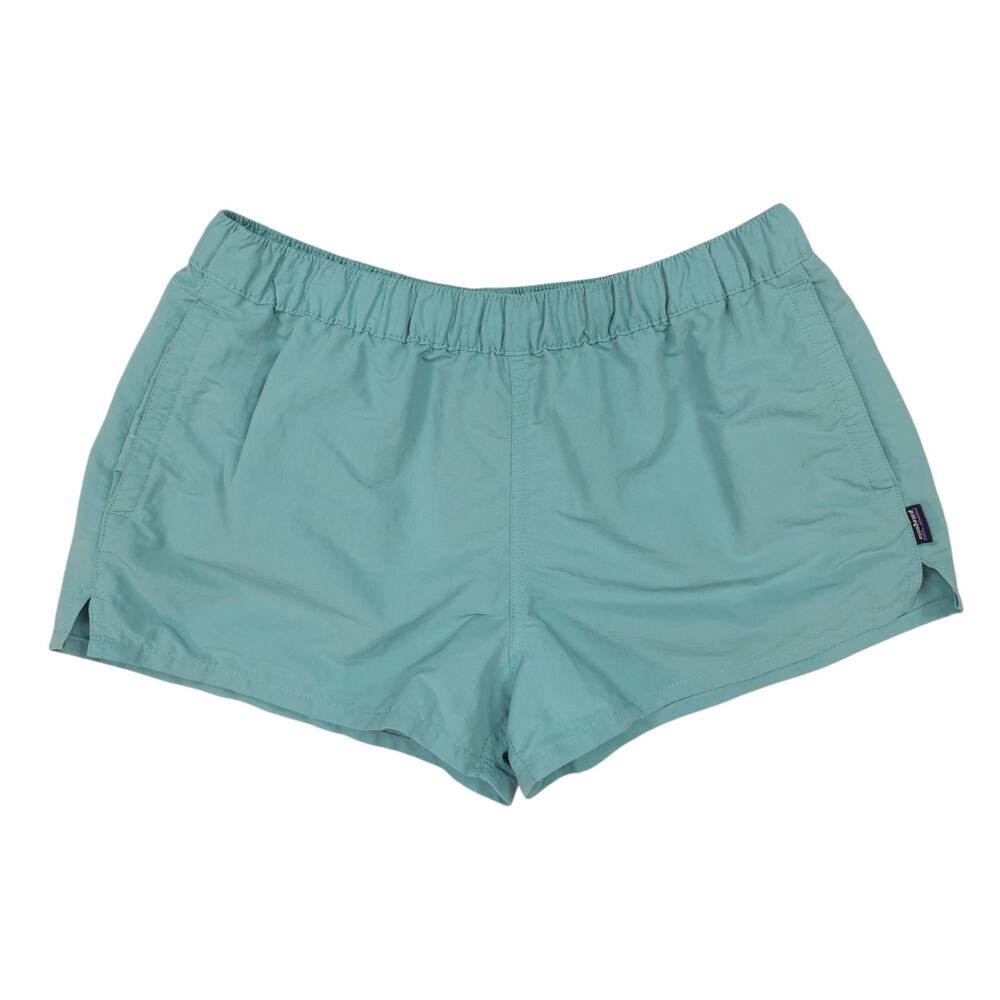 Patagonia Women's Barely Baggies Shorts Light Beryl Green Sz Medium